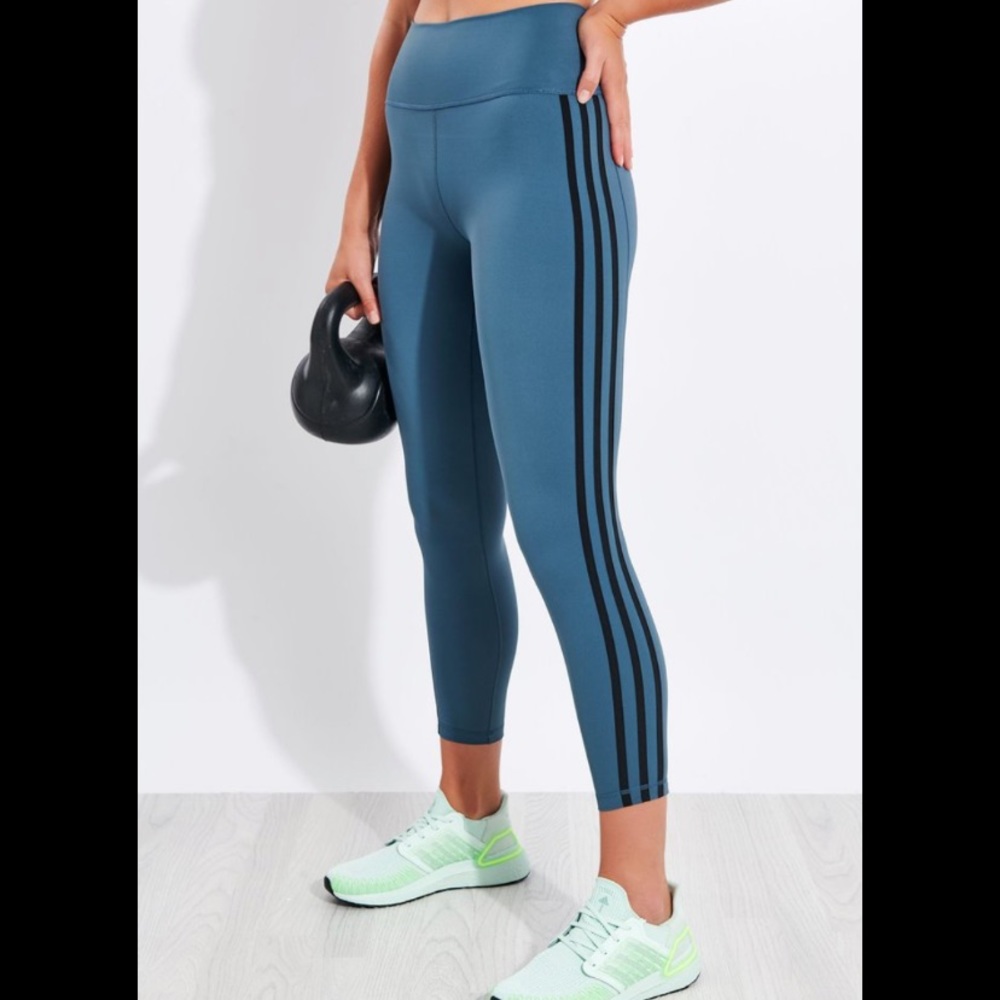 ❌SOLD❌ Navy Adidas Leggings - Picture 1 of 5